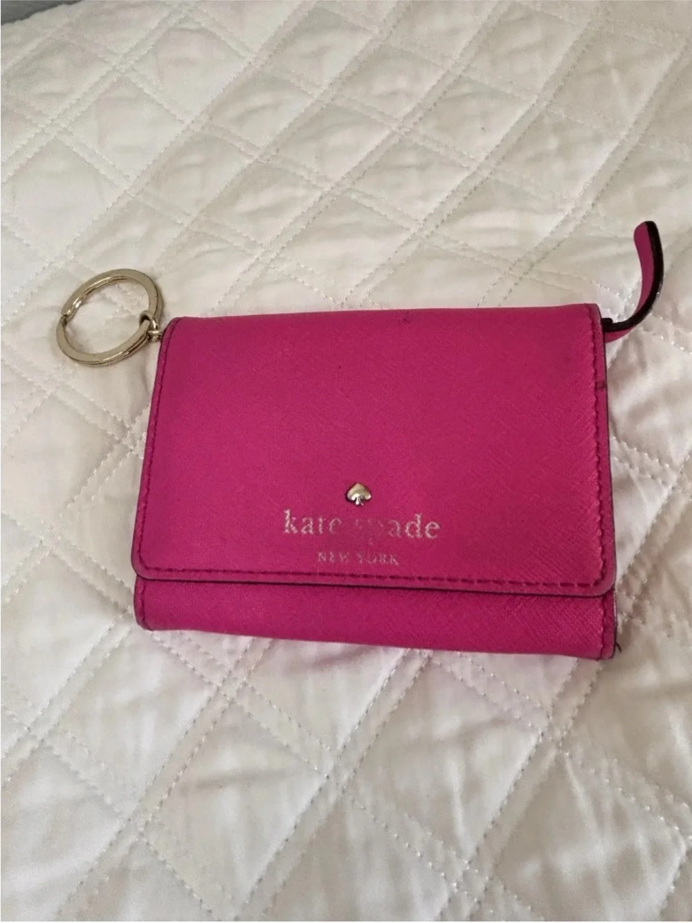 Kate Spade New York Hot Pink Wristlet Wallet Barbiecore Y2K